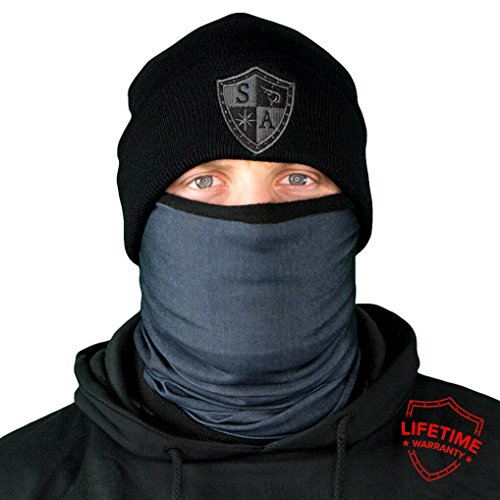 Sa company fleece face shield works as a balaclava, nec…