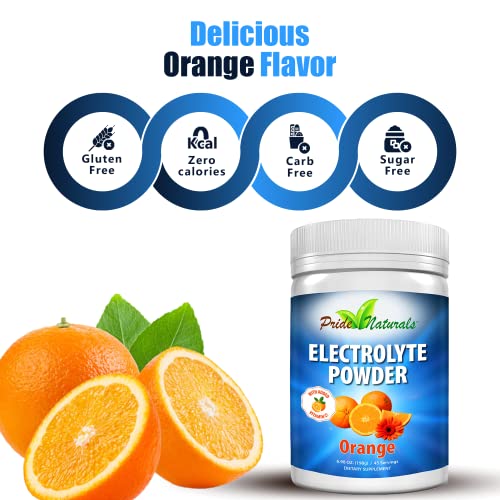 Pride Naturals Electrolyte Powder, No Sugar Hydration Drink for Energy