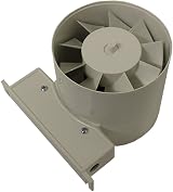 Manrose ID100T Inline Fan 100mm Electric Timer Bracket Bathroom Extractor view 2