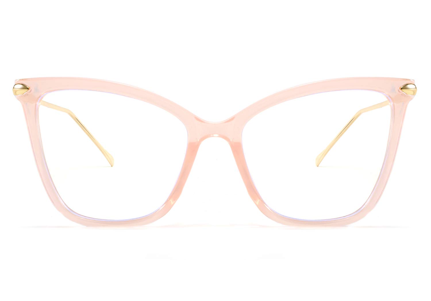 Photo 1 of FEISEDY Oversized Cat Eye Glasses Frame Blue Light Blocking Eyewear for Women B2589