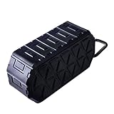 Bluetooth Speakers, Portable Waterproof Bluetooth Speaker with Built In Subwoofer. IPX7 Water Resistant Dustproof and Anti Dropping for iPhone,Samsung,Tablets and More (Black)