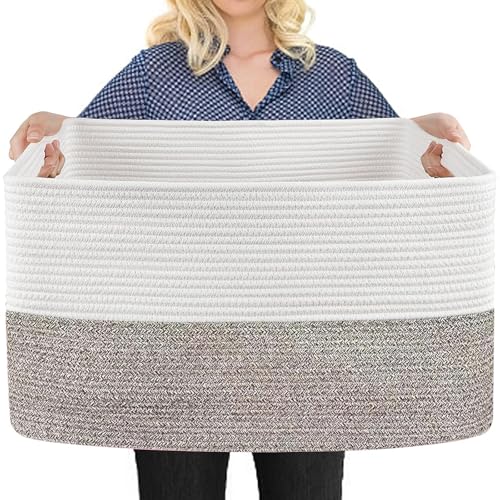 MEGASKET Large Blanket Basket