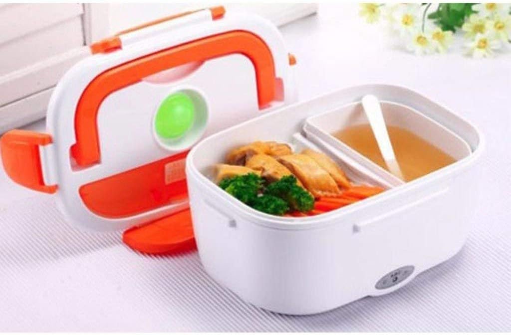 Realshopee Multi Function Electric 40 W 1.5 L Heated Portable Lunch Box Food Warmer Tiffin