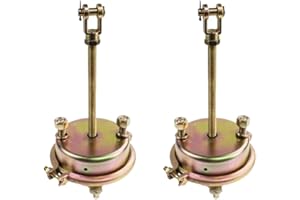 Mytee Products 2 Pack Type 20 Service Brake Chamber w/Mounting Hardware & Clevis Assembly Replaces 20SC, Bendix 288804 800824 5007119, Freightner HDX MA36200