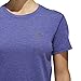 adidas Women's Ultimate Short Sleeve Tee Real Purple Large
