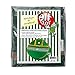 Wreath Storage Container - Canvas Bag with Clear Window and Handles Holds 48-Inch Artificial Wreath with Compartment for Ornaments by Elf Stor (Green)