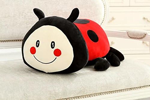 xingyueshop Caterpillar Plush Toys Ladybug/Ladybird Plush Toys Birthday Present Black&Red 30cm