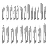 120 Surgical STERILE Scalpel Handle Blades #10#11#15#20# 21#22 +2 Free Scalpel Handle #3 and #4 Suitable for Dermaplaning, Crafts, Medical/Surgical Instruments/Equipment -CYNAMED Brand