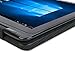 Skinomi TechSkin - Asus Transformer Book Flip TP200SA Screen Protector + Carbon Fiber Full Body Skin with / Front & Back Wrap Clear Film / Ultra HD and Anti-Bubble Invisible Shield
