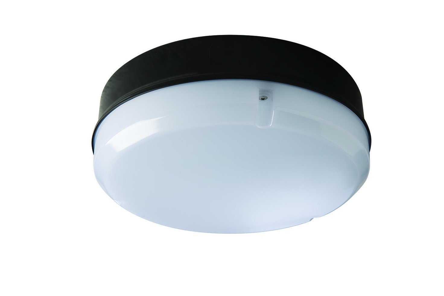 Luceco LED Mosi Round Bulkhead, Standard Driver, 29 cm, 11 Watts, Black