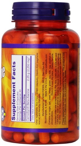 NOW  Beta-Alanine 750mg, 120 Capsules