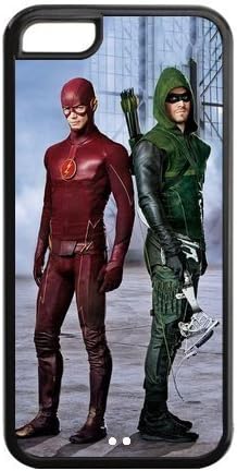 the Case Shop- Customized the Flash TV Show and The Arrow TPU Rubber Case Cover Skin for iPhone 5C , i5cxq-705