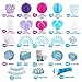Farelot Mermaid Party Supplies Pack: Girls Mermaid Birthday Party Decorations - Deluxe 191 Piece Kit with Banner, Tablecloth, Plates, Cutlery, Gift Bags, Balloons, Party Hats and Decor - Serves 16