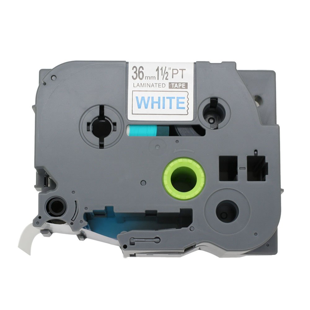 BROVACS 1 Pack Blue on White Label Tape Compatible for Brother P-Touch TZ 263 TZe 263 36mm 1 1/2" OPA1126C