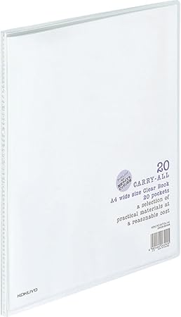 Amazon Co Jp コクヨ ファイル クリアファイル キャリーオール 固定式 ワイド ポケット 透明 ラ 3t 文房具 オフィス用品