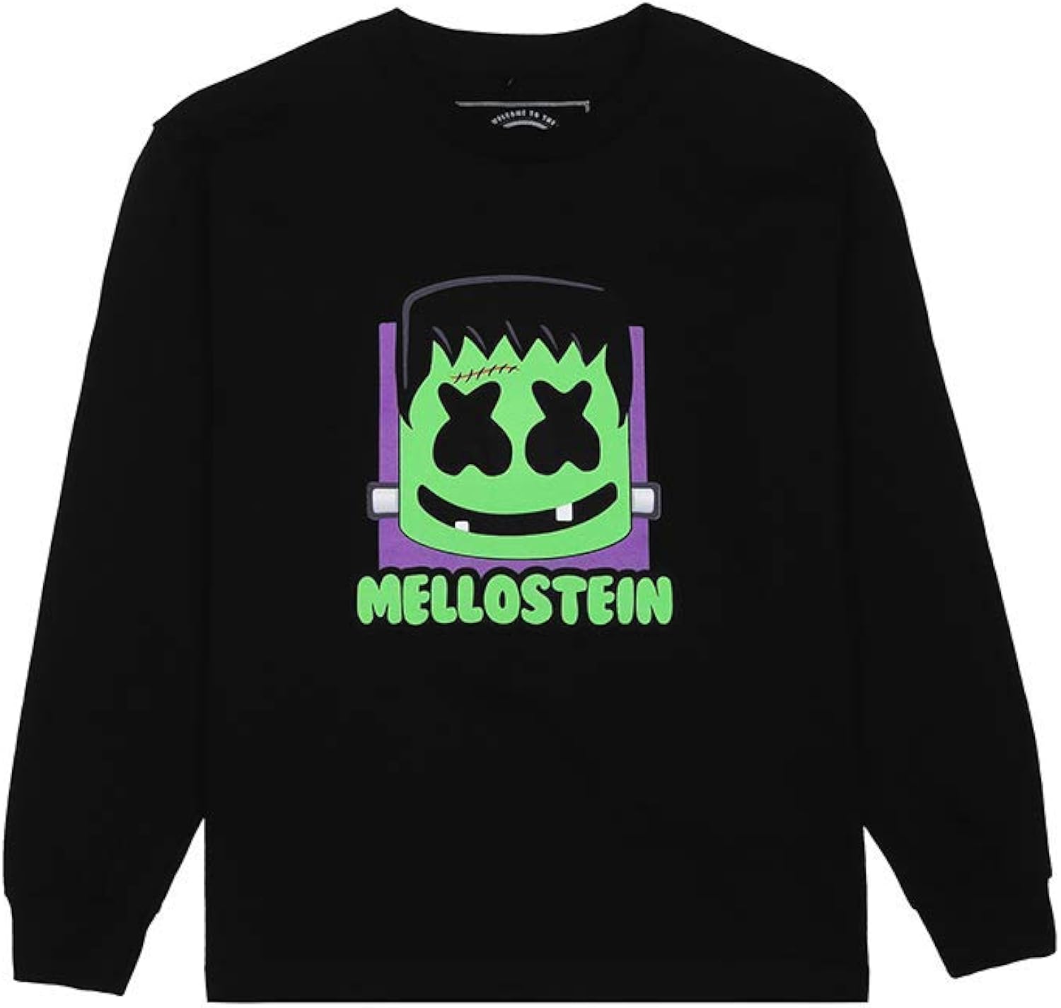 Marshmello Authentic Merchandise – Mini Mellostein L/S Camisa (Juvenil) – Talla Juvenil - Negro - X-Small: Amazon.es: Ropa y accesorios