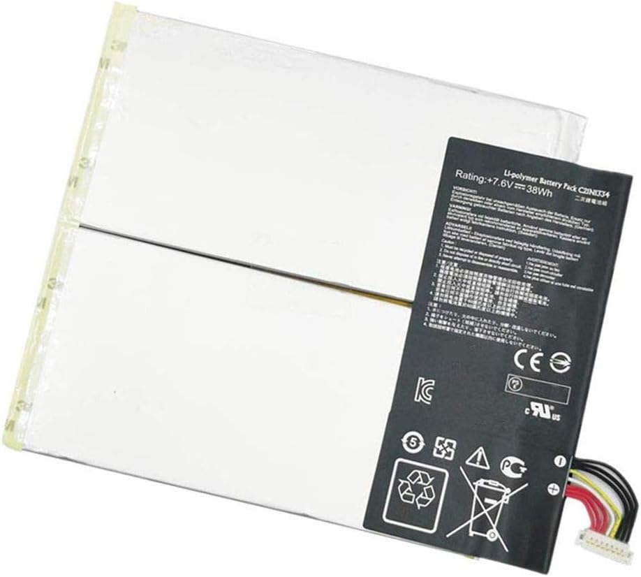 Backupower Replacement C21N1334 Laptop Battery for Asus Transformer Book T200TA T200TA-1A T200TA-1K T200TA-1R T200TA-CP016H T200TA-1A Series Notebook C21PQ9H 0B200-00870000M 7.6V 38Wh