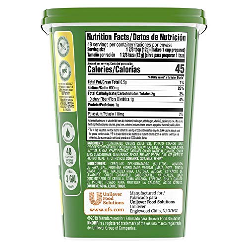 Knorr Professional French Onion Soup Mix Loaded with Real Onions, No