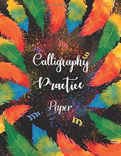 Calligraphy Practice Paper: Hand Lettering Workbook Practice Book Paper Type Cursive (Angle Lined): Volume 1 (lettering for beginners) Paperback – 22 Sep 2018