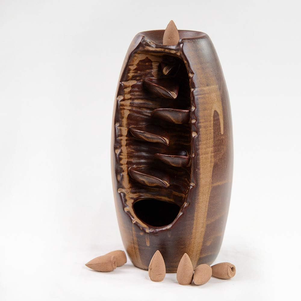 DaTun648 Backflow Incense Burner Dehua Ceramic Agarwood Home Fragrance Tower Incense Pottery Ornaments