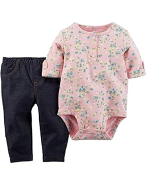 2 Piece Print Set, Floral Print