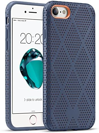 iPhone 7 Case Shockproof , Acewin Slim Anti-Scratch Protective Case With Non Slip Grip Protection for iPhone 7 (4.7 inch) (Blue)