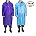 EnergeticSky EVA Portable Raincoat,Reusable Rain Poncho with Hoods and Sleeves,Non-Toxic,No Plastic Smell,Environmentally Friendly,Light Weight and Perfect for Outdoor Activities