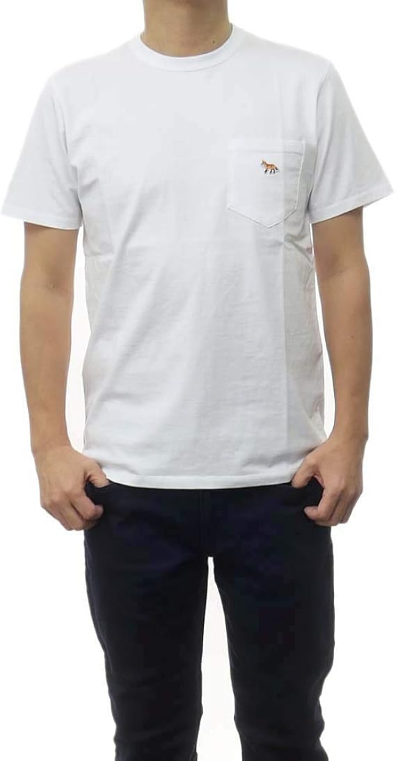 Amazon Maison Kitsune メゾンキツネ クルーネックtシャツ Gmkj0008 メンズ 並行輸入品 Tシャツ カットソー 通販