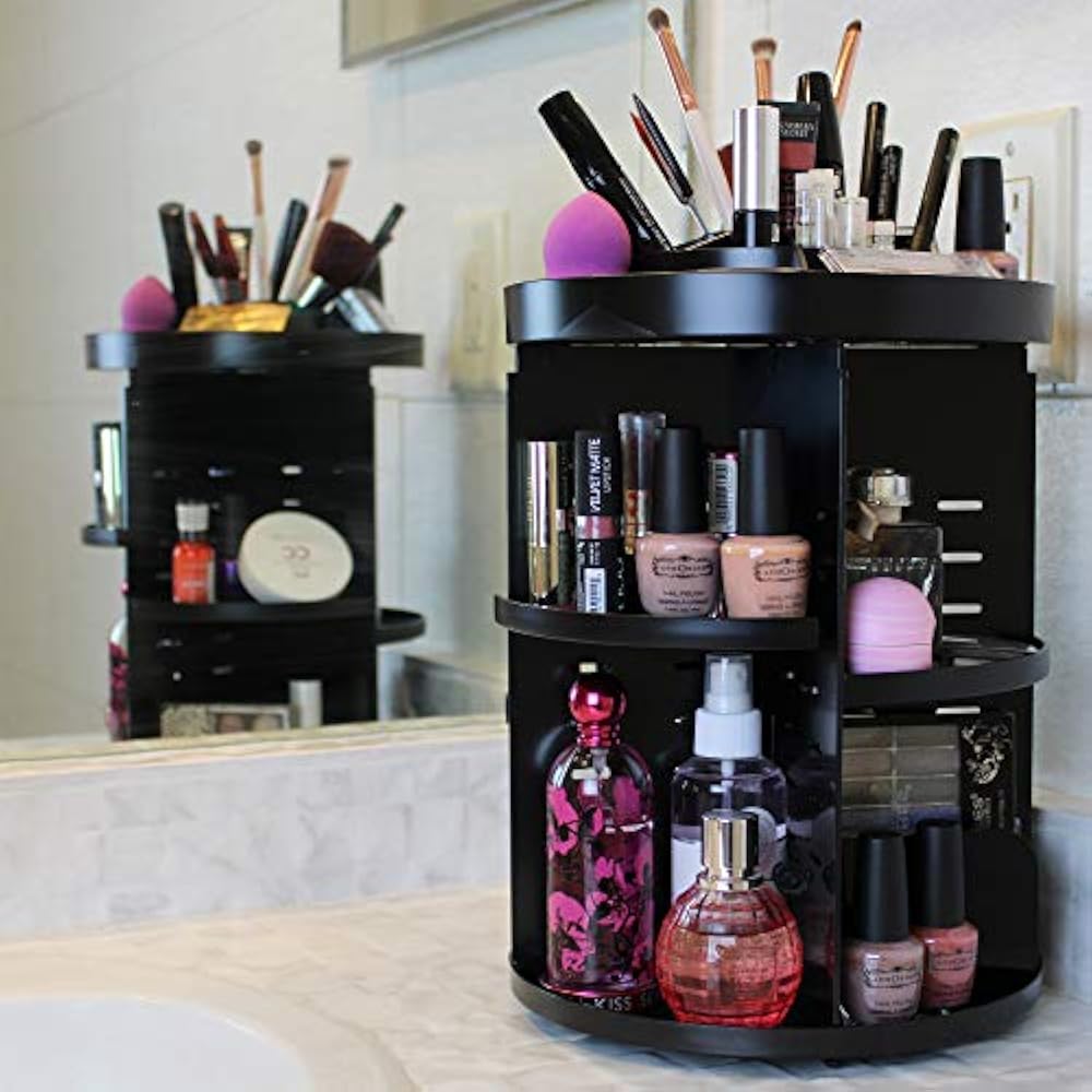 360 Storage Organization Degree Rotating Makeup Organizer