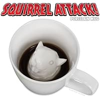 Accoutrements Squirrel Attack Porcelain Mug