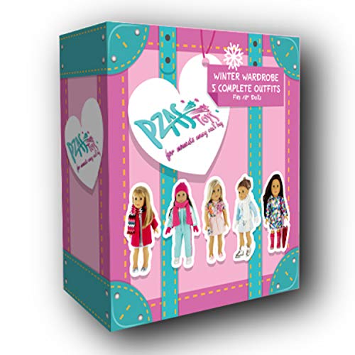 image for PZAS Toys Doll Clothes Fits American Girl Doll Clothes- 5 Complete Out