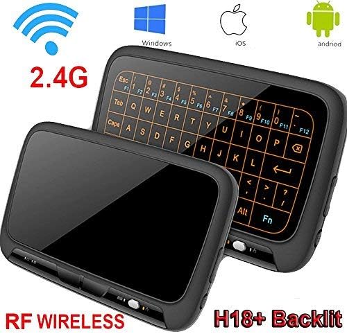 Mini Keyboard,LinStar 2.4G Wifi Mini Touchpad Backlight Wirele Mouse Touchpad