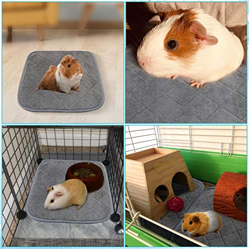 RYPET Guinea Pig Fleece Cage Liners 4 Pack Washable Guinea Pig Pee