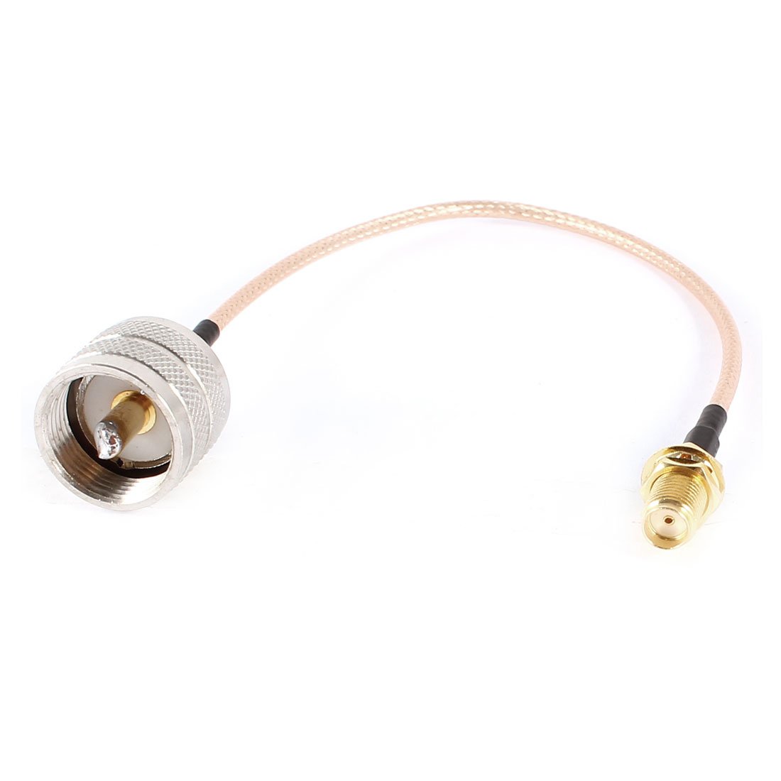 sourcing map SMA Female to UHF Male Connector Pigtail RG316 Coaxial Cable 21cm