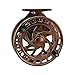 Z Aventik 2nd Generation High Reel Feet Center-Pin Floating Reel CNC machined Easy Line Through (Coffee)