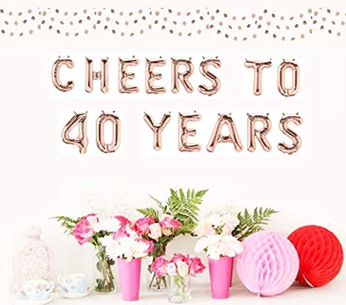 MEYSIMOON-40th-Birthday-Decoration-Cheers-to-40-Years-Banner-and-10pcs-Rose-Gold-Latex-Balloons-for-40th-Anniversary-Party-Supplies-to-40-Years