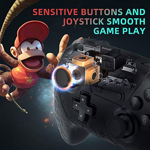 Switch Controller OCDAY Wireless Professional Controller for Nintendeo Switch/ Lite/ PC