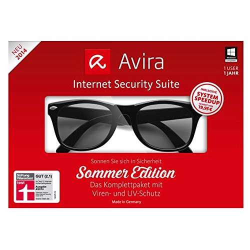 Avira Internet Security 2014 + Sonnenbrille (PC Win) 1 User 1 Jahr Box DE