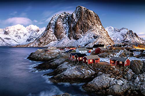 Ravensburger 17081 Lifestyle-Scenic Places 17081-Hamnoy, Lofoten-3000 Teile Erwachsene und Kinder ab 14 Jahren, Puzzle mit Landschafts-Motiv von Norwegen, Hamnoy, Lofoten, 48 x 32 in – Bild 2