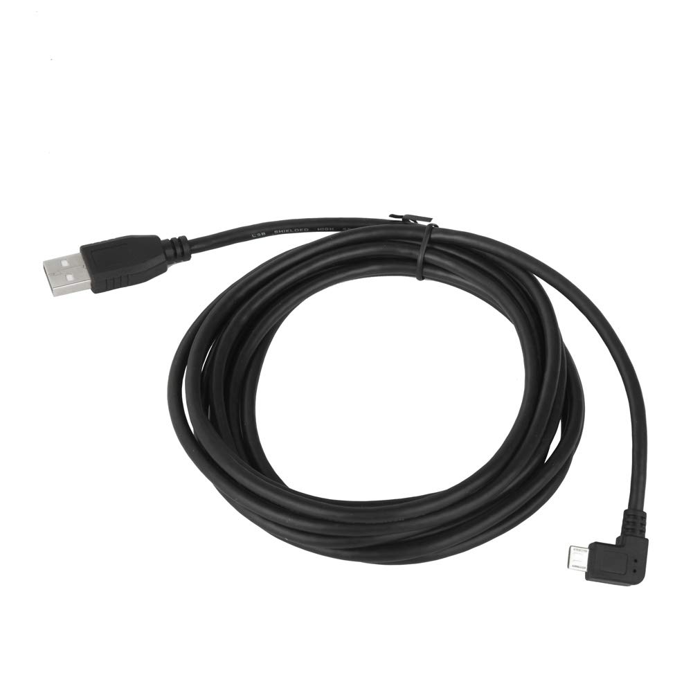 Car Chargers TomTom Charging Cable at Nav for Via 52, 62, 110, 120, 125, 130, 135, 180, 220, 225, 260, 280, Via LIVE 120, 125, 130, 135, 1605TM, 1405TM, 1435M, 1505TM, 1535TM Right Angle (3m)