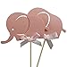 Keklle Pink Elephant Cake Topper Baby Elephant Themed Cupcake Picks It Is A Girl Baby Shower Birthday Party Decorations Supplies