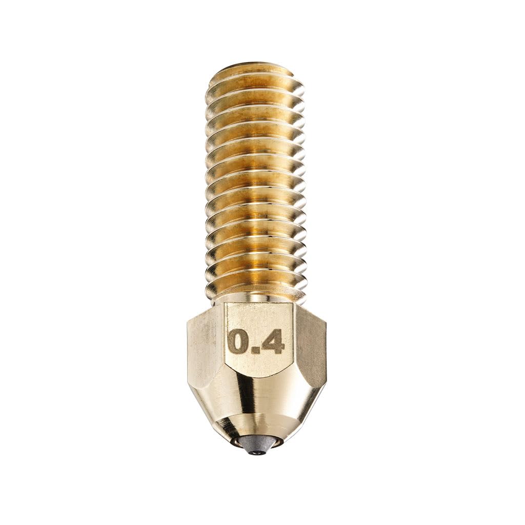 Photo 1 of DUROZZLE Tungsten Carbide Tip Nozzle 0.4mm for K1 / K1 Max/CR-M4 / CR-10 SE/Ender 3 V3 KE 3D Printer, High Thermal Conductivity Abrasion Resistance (K1/K1 Max, 0.4mm)