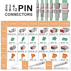 JRready ST6134 DT Deutsch Connector Kit 2 3 4 6 8