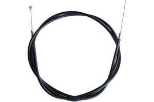 BikerWorks® Go Kart Brake Cable - Hand Lever Type - 60 inch - Steel Braided Black Cover