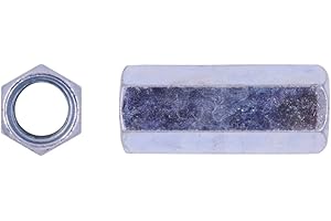 U-TURN FASTENERS, INC. U-Turn - 5/8-11 Coupling Nut Zinc Plated (2-1/8" Length) (2 Pack)