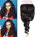 UNice Hair Icenu Series 8a Brazilian Loose Wave 4x4 Free Part Lace Closure, 100% Unprocessed Virgin Human Hair (14 inch)