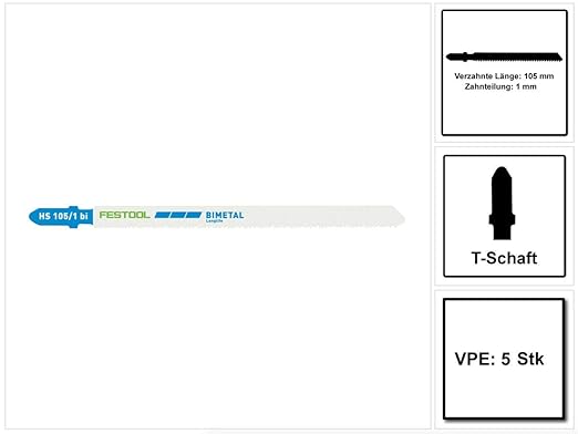 Festool Stichsägeblatt HS 105/1 BI/5 ? 204272
