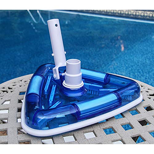 Aquatix Pro Triangular Pool Vacuum Head 11” Transparent Vac Cleaner, 3