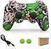 dainslef PS3 Controller Wireless Dualshock 3 PS3 Remote Ps3 Gamepad Best PS3 Joystick Gift for Kids Bluetooth Sixaxis Gamepad for Playstation 3 with Data with Charge Cable (Green Monster ...