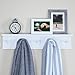 Ballucci Wooden 5 Hooks Entryway Hanging, Storage or Display Stand, 24